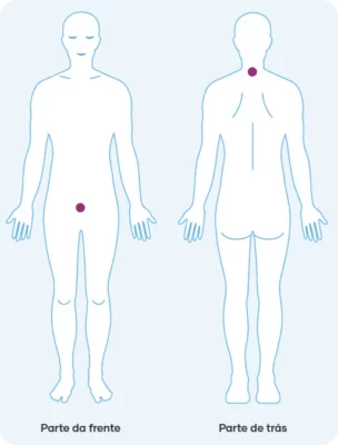 Colocação dos Adesivos Lifewave X39